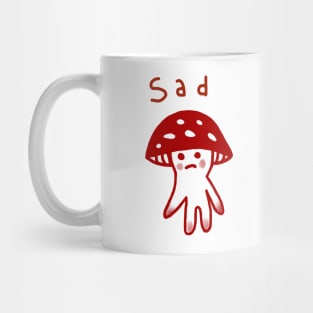 sad mushroom boy Mug